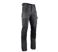 Pantalon bicolore poches Authentic ARGILE GRIS NUIT NOIR - LMA LEBEURRE - 1261 38