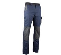 Pantalon de travail HERCULE multipoches bleu foncé/gris foncé T52 - LMA LEBEURRE - 1822-T52
