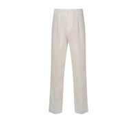 Pantalon blanc à plis en lin - Made in France | Taille: IT 48 / FR 42 / US 32 / M IT 48 / FR 42 / US 32 / M