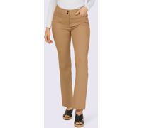 Pantalon bootcut coupe bootcut tendance - Ashley Brooke - couleur chamois COULEUR CHAMOIS 48