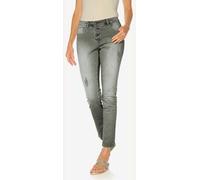 Pantalon boyfriend coupe droite - Linea Tesini - gris-vert GRIS-VERT 19