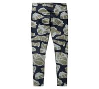 Collant long Burton Lightweight X vert kaki femme - XS