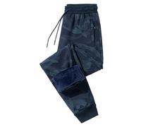 Pantalon camouflage en polaire pour homme, pantalon militaire avec poches doublé en polaire, pantalon cargo de travail, décontracté, entraînement, sport, course à pied, pantalon de jogging avec cordon