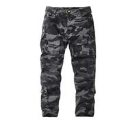 Pantalon Camouflage Homme Militaire,Pantalon Cargo Tactique ImperméAble Pants De Travail Combat Mode avec Multi Poches Pants RandonnéE DéContracté Durable Airsoft pour Chasse Trekking
