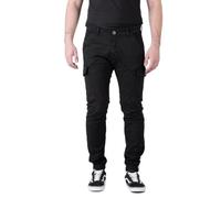 Pantalon cargo Alpha Industries Spark - Noir - Jambe étroite - Fermeture boutonnée et zippée 32