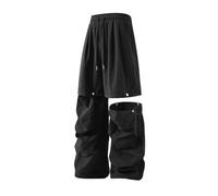 Pantalon cargo amovible pour homme - Jambes larges - Tendance - Jogging - Imperméable - Multi poches - Élastique - Pantalon de travail - Pantalon de travail - Pantalon de travail - Ranger - Chasse