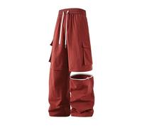 Pantalon cargo amovible pour homme - Jambes larges - Tendance - Jogging - Imperméable - Multi poches - Élastique - Pantalon de travail - Pantalon de travail - Pantalon de travail - Ranger - Chasse