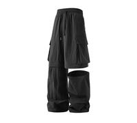 Pantalon cargo amovible pour homme - Jambes larges - Tendance - Jogging - Imperméable - Multi poches - Élastique - Pantalon de travail - Pantalon de travail - Pantalon de travail - Ranger - Chasse