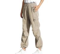 Pantalon Cargo Ample pour Femme, Style Hip-hop Y2K, Style Streetwear, décontracté, Jogging avec élastique, Oversize années 90, Pantalon Parachute Ouverture Entrejambe