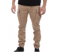 Pantalon Cargo Beige Homme Schott Relax 34