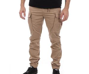 Pantalon Cargo Beige Homme Schott Relax Beige 36US_46FR