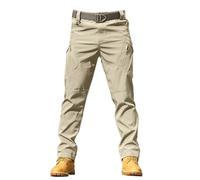 Pantalon cargo camouflage pour homme décontracté tactique pantalon softshell léger de travail imperméable pour le camping et la randonnée avec plusieurs poches, XL