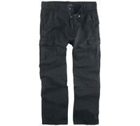 Pantalon Cargo de Urban Classics - Pantalon Cargo Jambes Droites - W30L30 à W36L34 - pour Homme - noir W36L34