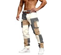 Pantalon Cargo décontracté avec imprimé élégant et Poches latérales pour Un Confort et Une Aventure quotidien23