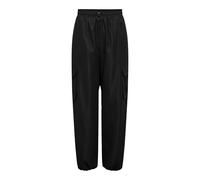 Pantalon Cargo décontracté en Tissu Pantalon Poptrash Paperback avec Ourlet élastique ONLCASHI, Couleurs:Noir, Taille:L / 32L, Longueur de Jambe:L32