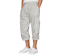 Pantalon Cargo Décontracté Homme Design Poches Confortable Tissu Élastique Coupe Relaxed Outdoor Travail Voyage Quotidien Durable Léger(Light Gray, L)