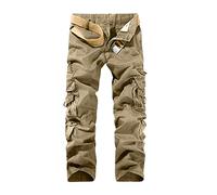 Pantalon cargo délavé cinq couleurs tendance uni décontracté sport salopette d'entraînement jogging pantalon de survêtement pour homme, a, 44