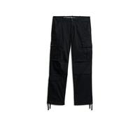 Pantalon cargo droit femme Superdry Noir 28