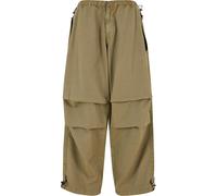 Urban Classics Pantalon parachute en toile femme Baggy 100% coton Olive L