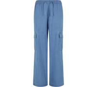 Urban Classics Pantalon cargo femme denim léger Skyblue Washed 4XL