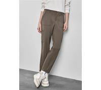 Pantalon cargo en sergé de jersey