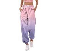 Pantalon Cargo Femme Droite Palazzo Taille Haute Printemps Lastique Pantalo Léger et Respirant Mode Regular Leisure Idéal pour Le Sport la Vie Quotidienne