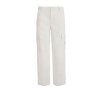 Guess - Pantalon cargo chino taille haute - Femme - Pantalons - Blanc - Taille: W28
