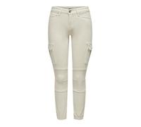 Pantalon cargo femme - Only Missouri - Pumice stone - Coupe Cargo - Longueur cheville - 5 poches 36/30