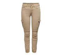 Pantalon cargo femme Only Onlmissouri beige - taille 40x30 36/32