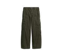 Superdry Pantalon cargo vert foncé, Taille 40
