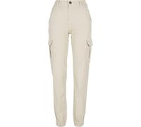 Pantalon cargo femme Urban Classics high waist Blanc 29