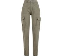 Urban Classics Pantalon cargo Cotton Twill Utility Pants Vert pâle Femme Taille 28