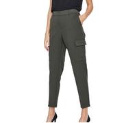 Pantalon Cargo Femme - VERO MODA - MAYA - Kaki - Taille Élastique - Coupe 7/8 M