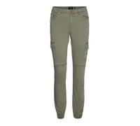 Pantalon cargo femme - VERO MODA - Mivy - Vert bouteille - Coupe cargo