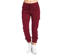 Pantalon Cargo Fille Femme Multi-Poches Short De Randonnee Gaze Coton Sport Travail Zippée Militaire Leger Ete Noir Imperméable Convertible Bleu Marine Taille Haute
