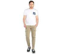 Pantalon cargo fuselÃ© arquÃ© Le Temps des cerises Koge Army Beige 27