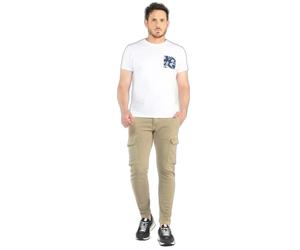 Pantalon cargo fuselÃ© arquÃ© Le Temps des cerises Koge Army Beige 34