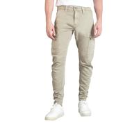 Pantalon cargo fuselÃ© arquÃ© Le Temps des cerises Koge Army Beige 30