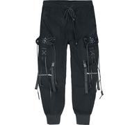 Pantalon Cargo Gothic de Devil Fashion - Pentagram Punk Men's Pants - S à XXL - pour Homme - noir M