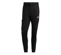 adidas Homme Essentials Fleece Regular Tapered Cargo Pants, Black / White, M