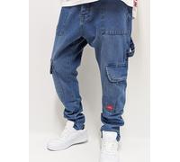 Pantalon cargo homme avec poches latérales et boutons