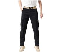 Pantalon Cargo Homme Baggy Pantalon de Travail Décontracté, Salopette Homme Pantalon Extérieur Confortable Souple Élastique Amplitude Printemps Automne PPantalons de Loisirs