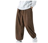 Pantalon Cargo Homme Casual Chic Pantalon Velours Homme Côtelé Pantalon Jogging Homme avec Poche Pantalon Baggy Homme Pantalon Sport Homme Pantalon De Travail Homme Pantalon Homme Taille Elastique