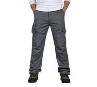 Pantalon Cargo Homme de Travail Ceinture élastique Plusieurs Poches, Pantalon Haren Homme Sport Décontracté à Fleurs de Cajou Style Baggy High Street pour Saisons Printemps Automne