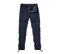 Pantalon Cargo Homme Denim Jeans Coupe Droite pour Hommes Jeans Stretch Coupe Slim Pantalon de Travail Couleur Pure Basique Décontracté Pantalons de Jogging en Denim Sport Jean Pants Offre