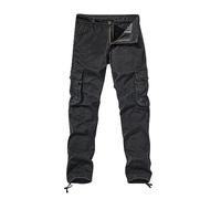 Pantalon Cargo Homme Denim Jeans Coupe Droite pour Hommes Jeans Stretch Coupe Slim Pantalon de Travail Couleur Pure Basique Décontracté Pantalons de Jogging en Denim Sport Jean Pants Offre