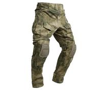 Pantalon Cargo Homme Durable pour Randonnée Camping Entraînement et Travail Utilitaire Extrême Pantalon Cargo Homme Stretch Confortable Quotidien Poches Style Urbain (Green1, 30)