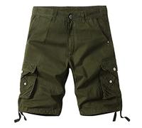 Pantalon Cargo Homme, Mens Plus Size Pants Fashion Multicolor Casual Overalls.