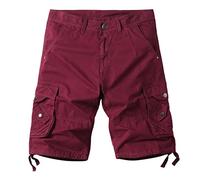 Pantalon Cargo Homme, Mens Plus Size Pants Fashion Multicolor Casual Overalls.