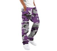 Pantalon Cargo Homme Multi Poches Version Épaissie Multicolore De Travail, Taille Elastique Casual Baggy Hommes, Automne Hiver De Transition Sportswear, Pants de Survêtement Décontractés Activewear